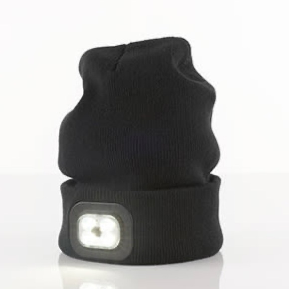 NEW Sharper Image UNISEX RECHARGEABLE LED
LIGHT UP BEANIE - Picture 4 of 5